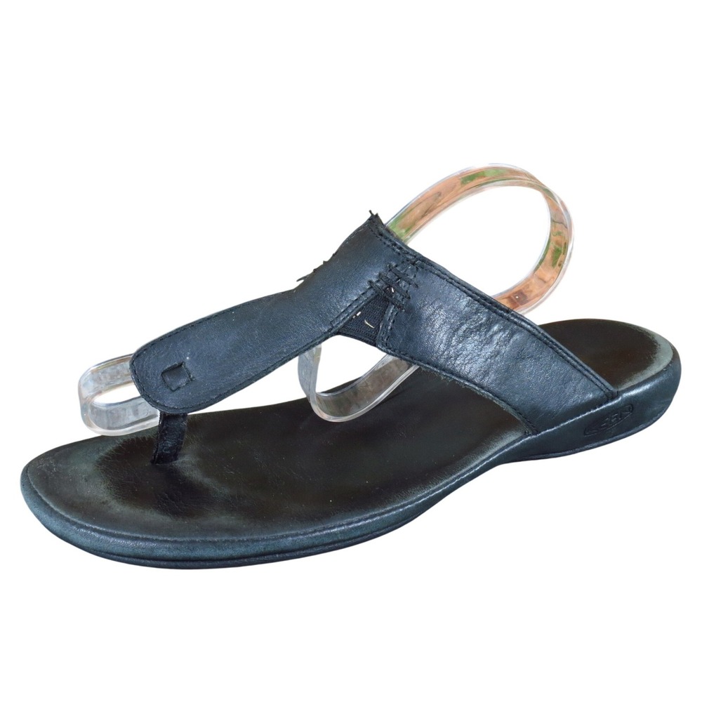 Keen‎ Emerald City Women Sandals Size 9 Casual Travel Walking Black Leather